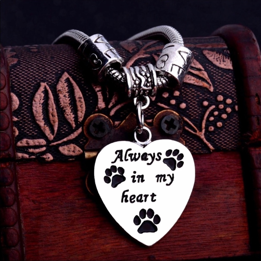 Brand New Pet Remembrance Pendant Bracelet